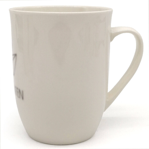 Mea Living Tasse mit Henkel "Heimathafen Papierboot" anthrazit 50% Rabatt für begrenzte Zeit