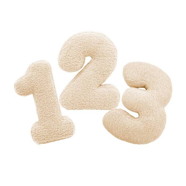 Mea Living Zahlenkissen "7" wollweiss Tägliche Deals