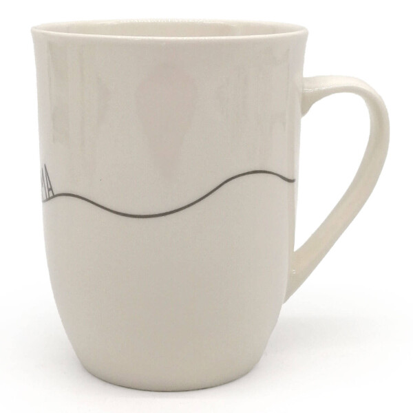 Mea Living Tasse mit Henkel "Herz geschwungen Mama" anthrazit Kostenloser Versand