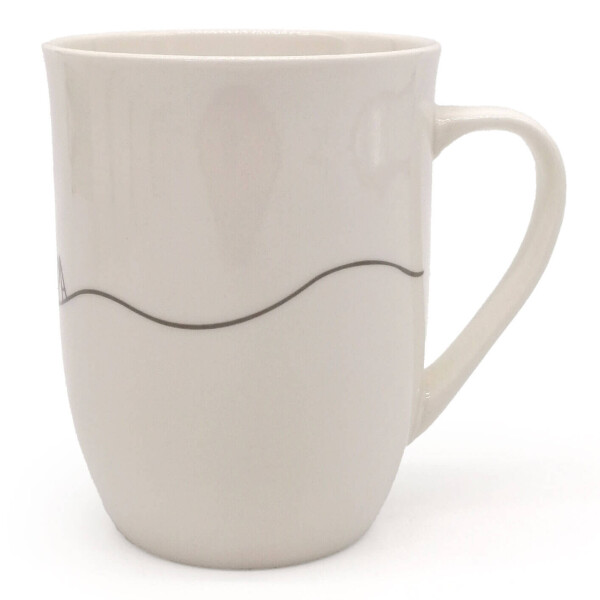 Mea Living Tasse mit Henkel "Herz geschwungen Opa" anthrazit Fabrik Onlineshop