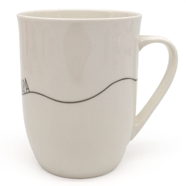 Mea Living Tasse mit Henkel "Herz geschwungen Papa" anthrazit Fabrikpreis