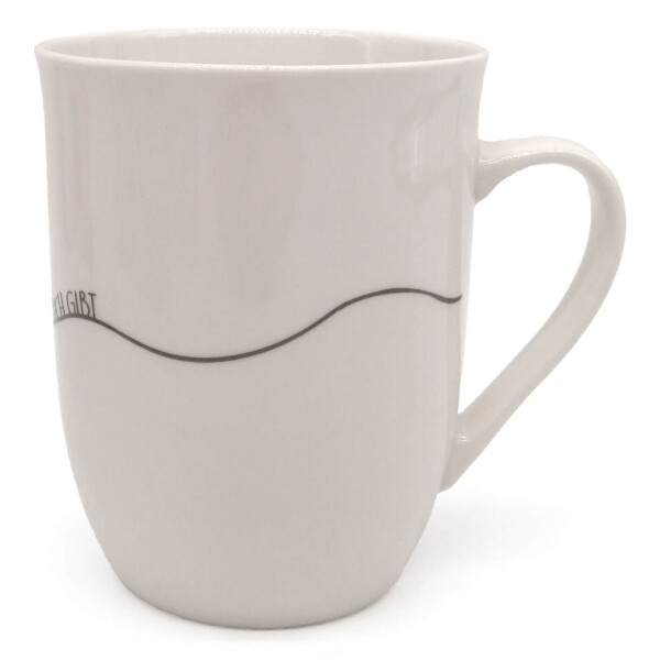 Mea Living Tasse mit Henkel "Herz geschwungen Schön, dass es dich gibt" anthrazit Sonderangebot