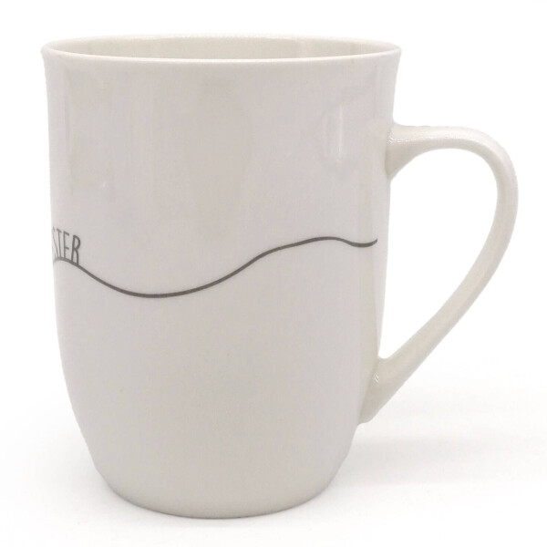 Mea Living Tasse mit Henkel "Herz geschwungen Schwester" anthrazit Rabatt