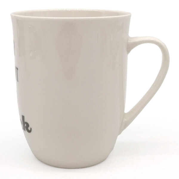Mea Living Tasse mit Henkel "Hier wohnt das Glück" anthrazit Flash Sale