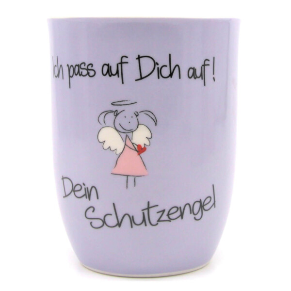Mea Living Tasse mit Henkel "Ich pass auf Dich auf! Dein Schutzengel"