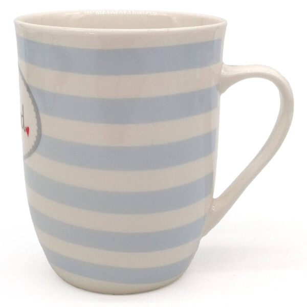 Mea Living Tasse mit Henkel "Küstenkind" blau Saisonschlussverkauf