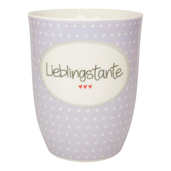 Mea Living Tasse mit Henkel "Lieblingstante" Valentinstagsangebot