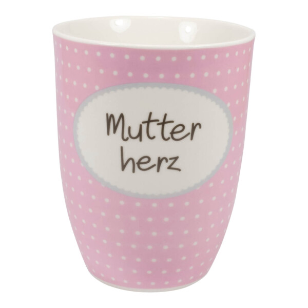 Mea Living Tasse mit Henkel "Mutterherz"