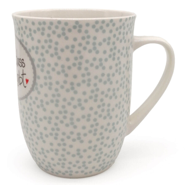 Mea Living Tasse mit Henkel "Schön, dass es Dich gibt" türkis Saisonale Angebote