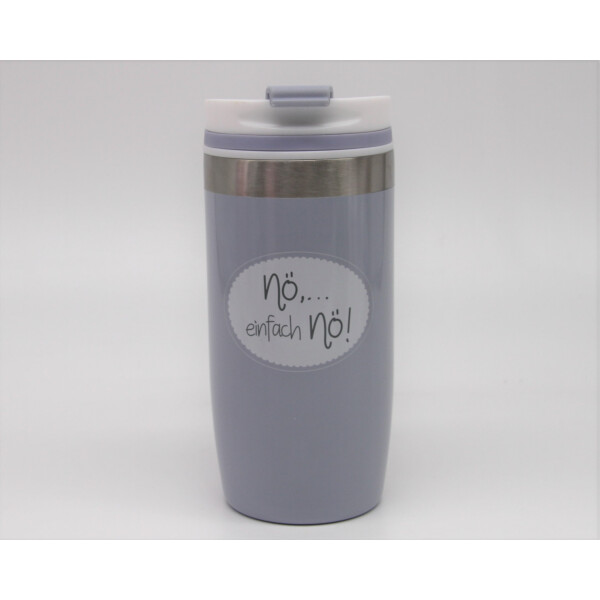 Mea Living Thermobecher to go "nö, einfach nö!" grau Letzte 2 Tage