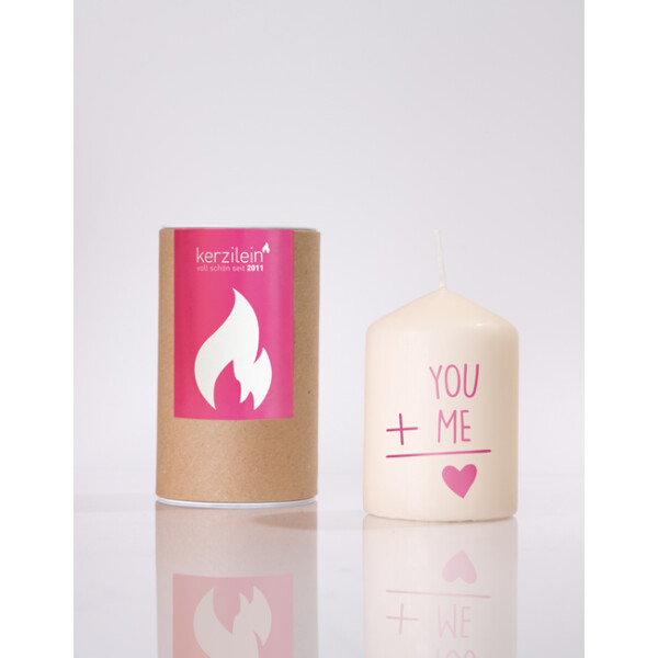 Mea Living Flämmchen, pink "YOU AND ME" Outlet