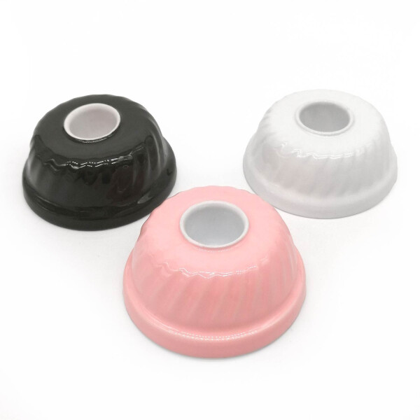 Mea Living Kerzenständer "Gugelhupf" rosa, Ø 7,5cm, Kerzenhalter Große Rabatte