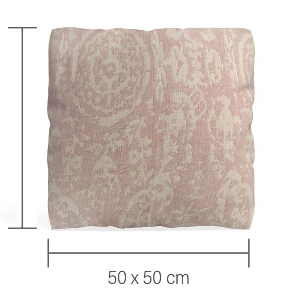 Mea Living Kissenbezug rosa 50x50 cm Kauf eins, bekomm eins gratis