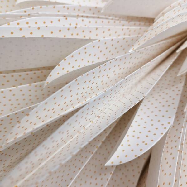 Mea Living Stella-Dalia, Papier weiß "golden dots" 40 cm zollfrei