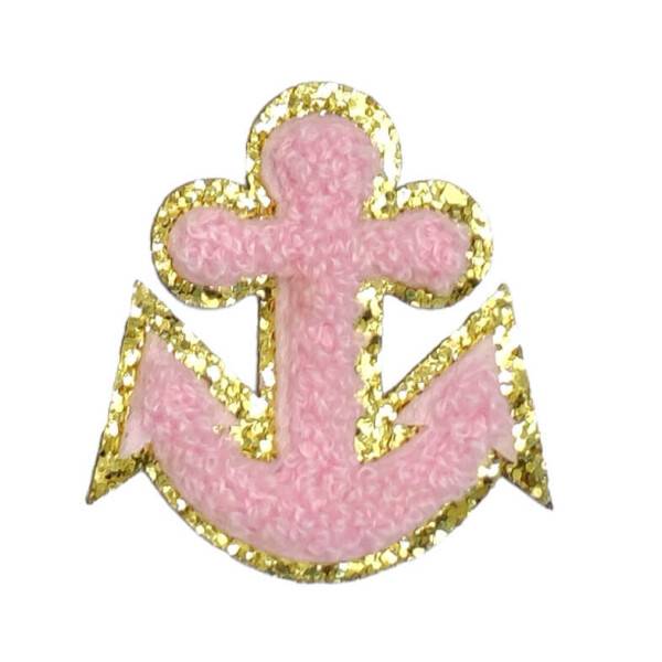 Mea Living Sticker "Anker" rosa/gold Glitter