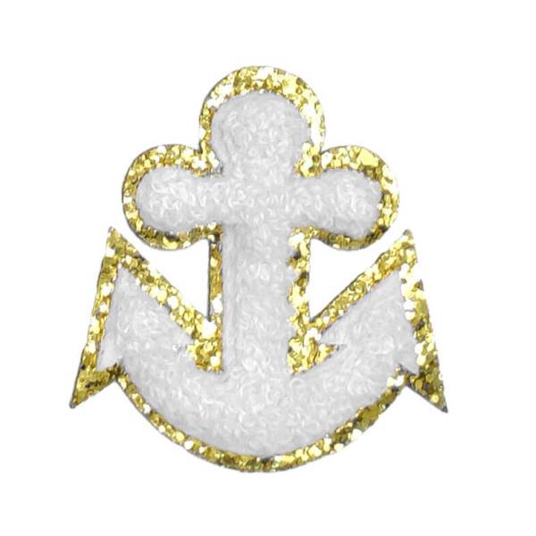 Mea Living Sticker "Anker" weiß/gold Glitter Hotsell