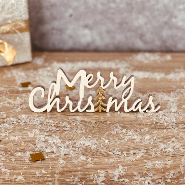 Mea Living Schriftzug Merry Christmas, weiss Bis zu 50% Rabatt