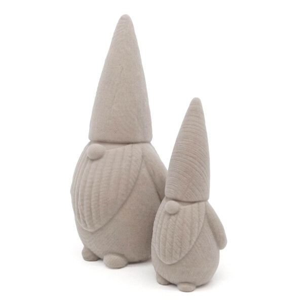 Mea Living Wichtel Samt grau klein Begrenztes Angebot