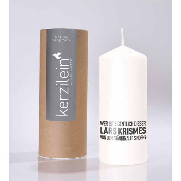 Mea Living Flamme, weiß/anthrazit "Lars Krismes"