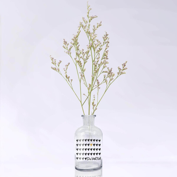 Mea Living Glas mit Stabkerze, gold "DU BIST TOLL HERZEN" Meist gekauft