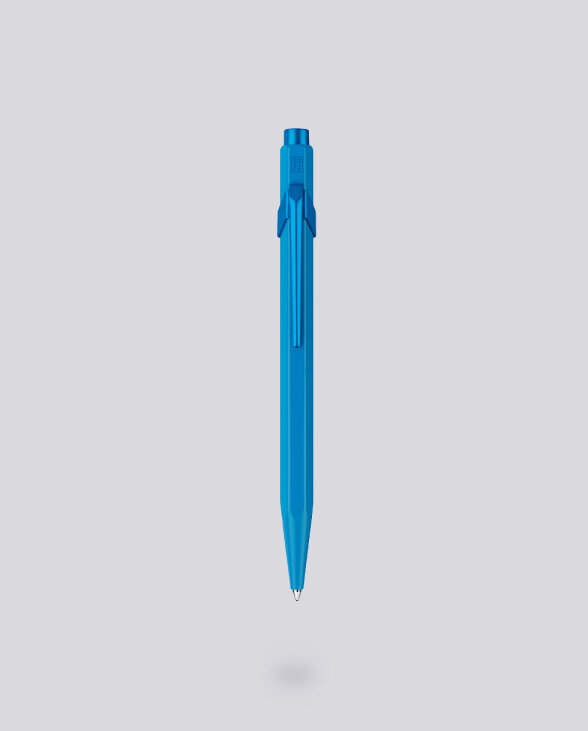 Nuuna Kugelschreiber Caran d'Ache 849 Claim Your Style Edition Azurblau mit Etui Speichern exportieren