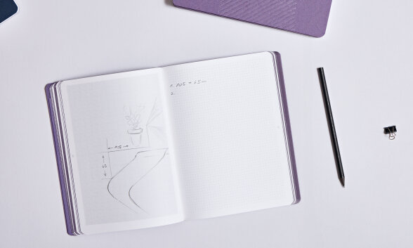 Nuuna Notizbuch Workbook L Améthyste by MUT Design Studio Lagerräumung
