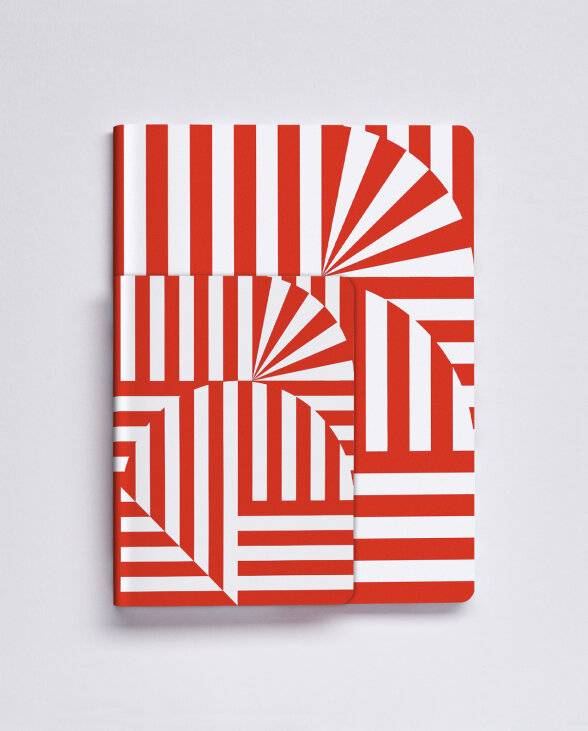 Nuuna Notizbuch Graphic L Fancy Fans Kostenlose Rückgabe