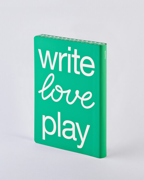 Nuuna Notizbuch Graphic L Write Love Play 50% Rabatt mit kostenlosem Versand