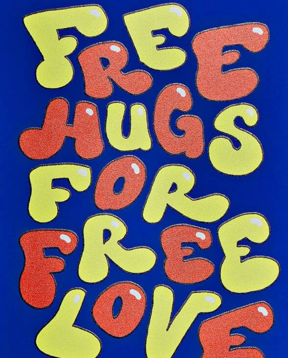 Nuuna Notizbuch Graphic S Free Hugs by Jan Paul Müller 50% Rabatt für begrenzte Zeit
