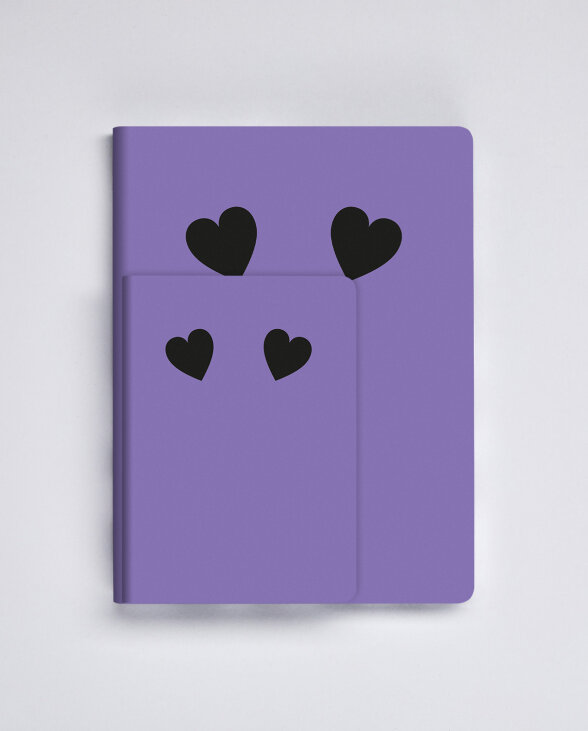 Nuuna Notizbuch Graphic S Give Me Your Heart 2025