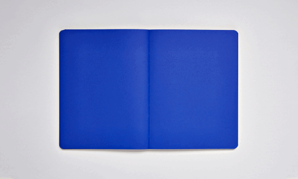Nuuna Notizbuch Not White L Light Blau im Angebot
