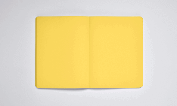 Nuuna Notizbuch Not White L Light Gelb Schlussverkauf