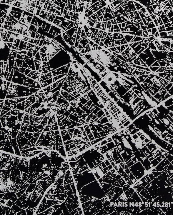 Nuuna Notizbuch Nightflight L Light Paris Silber Großer Ausverkauf