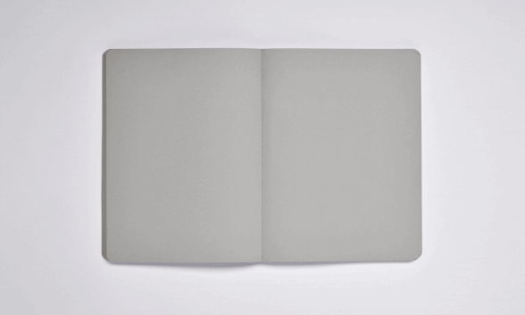 Nuuna Notizbuch Not White L Light Grau Flash Sale