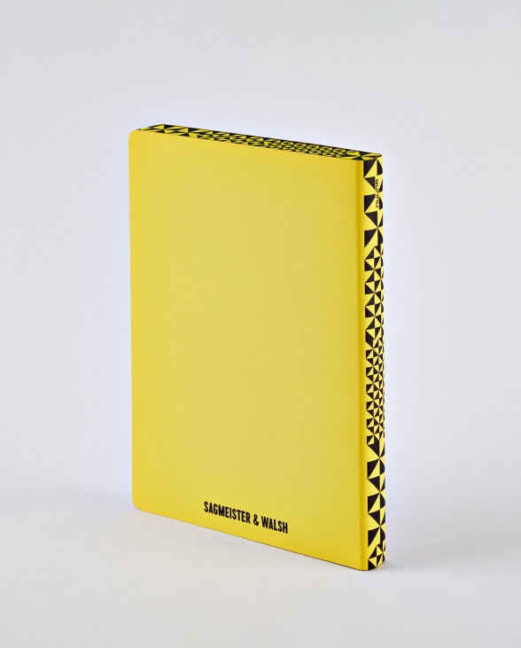 Nuuna Notizbuch Graphic L The Happy Book by Stefan Sagmeister Vatertagsangebot