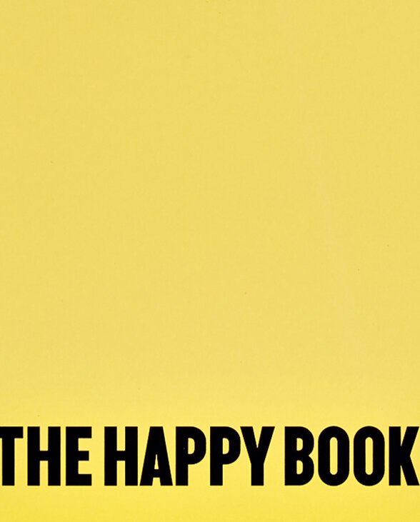 Nuuna Notizbuch Graphic L The Happy Book by Stefan Sagmeister Vatertagsangebot