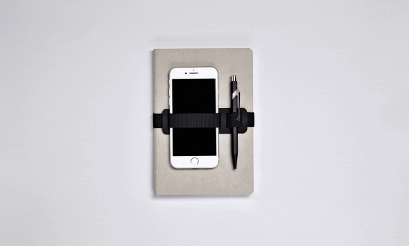 Nuuna Notizbuch Voyager M Grau Top Angebot