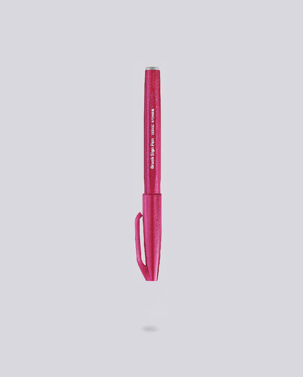 Nuuna Brush Sign Pen Faserschreiber Pentel SES15C B2X Burgundrot Günstiger Verkauf