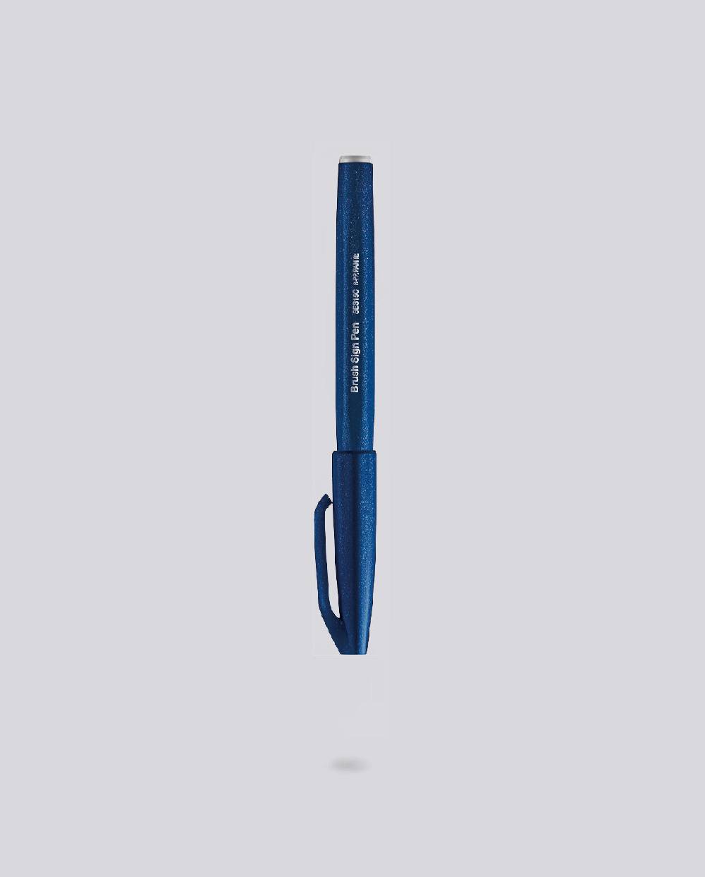 Nuuna Brush Sign Pen Faserschreiber Pentel SES15C CAX Blauschwarz Fabrikverkauf