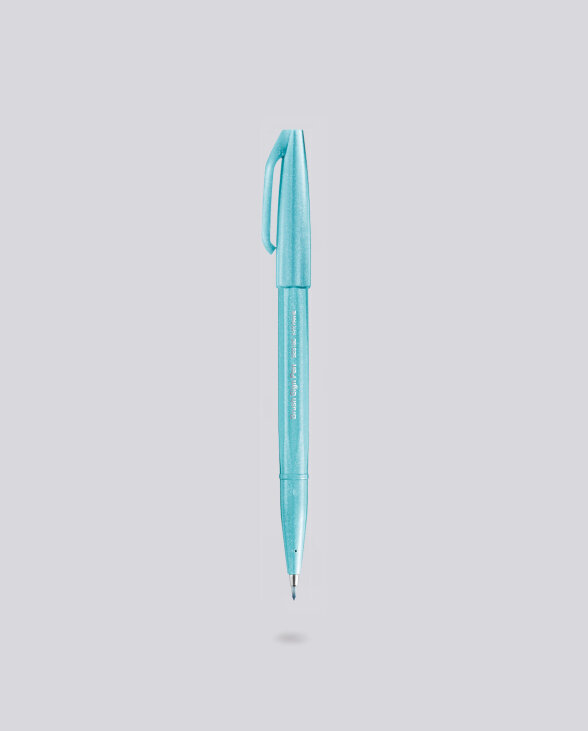 Nuuna Brush Sign Pen Faserschreiber Pentel SES15C S2X Hellblau Fabrik Onlineshop