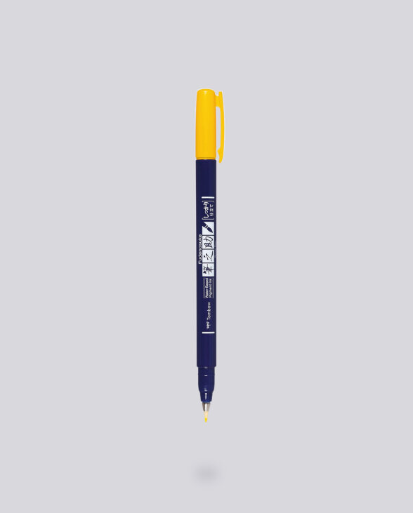 Nuuna Fudenosuke Brush Pen Tombow Gelb Flash Sale