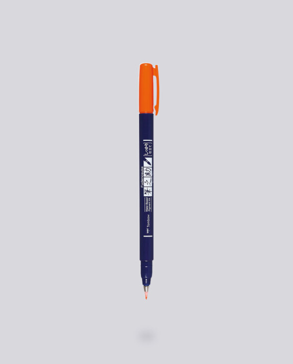 Nuuna Fudenosuke Brush Pen Tombow Orange Preisnachlass