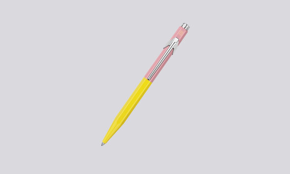 Nuuna Kugelschreiber Caran D'Ache 849 Paul Smith Edition Chartreuse Rose mit Etui Nur noch ein Tag übrig