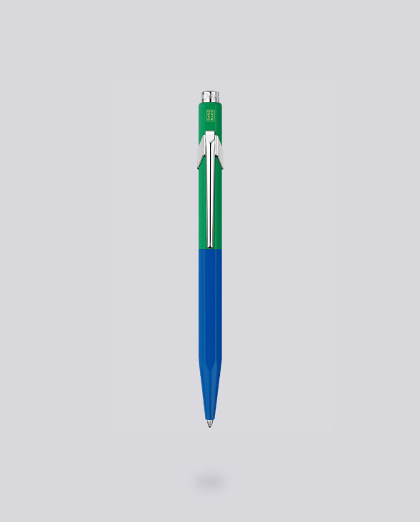 Nuuna Kugelschreiber Caran D'Ache 849 Paul Smith Edition Cobalt Emerald mit Etui Super Rabatt