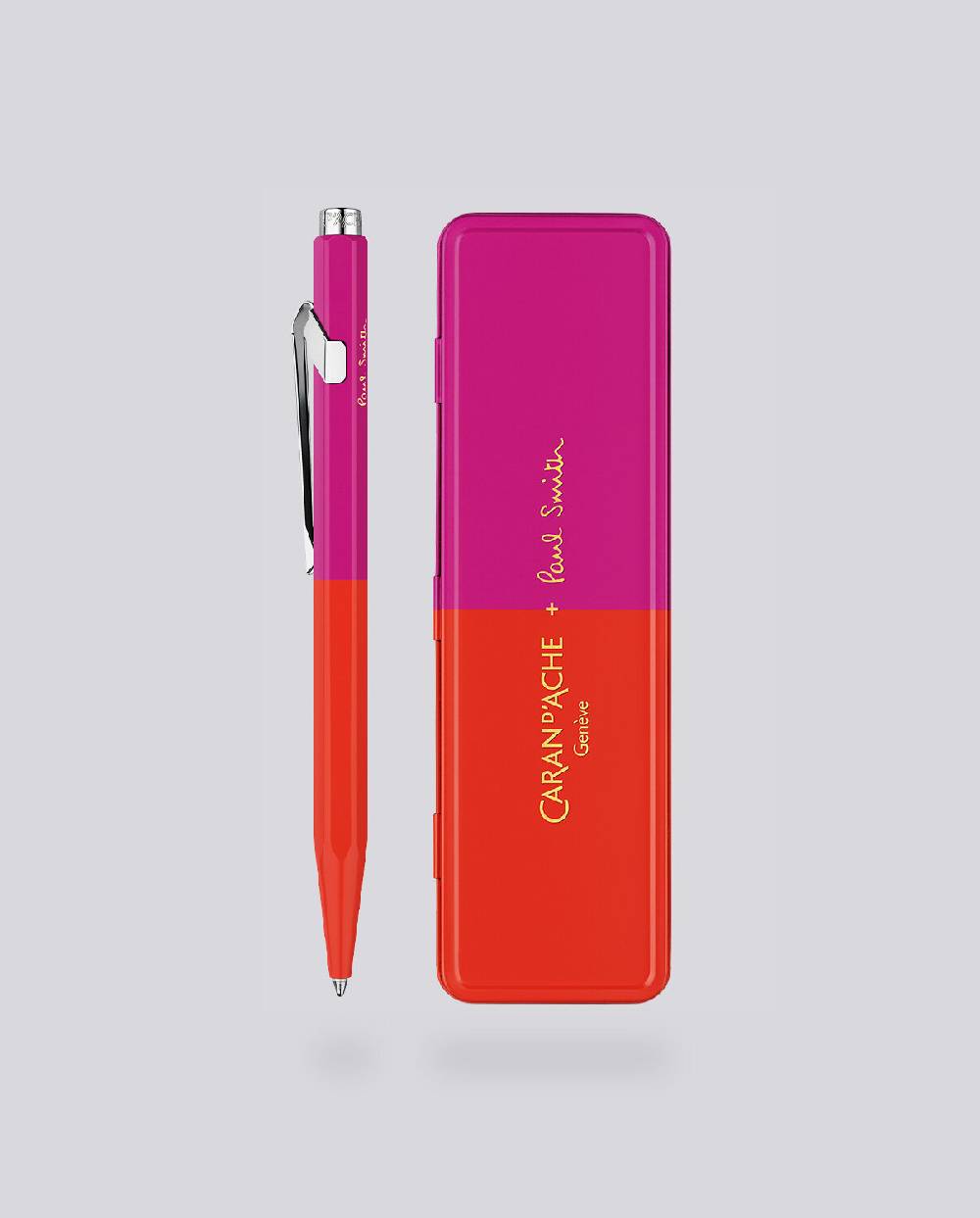Nuuna Kugelschreiber Caran D'Ache 849 Paul Smith Edition Warmed Melrosepink mit Etui