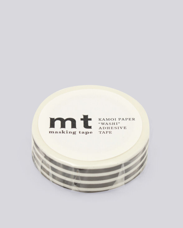 Nuuna Masking Tape mt Border Schwarz Fabrikladen