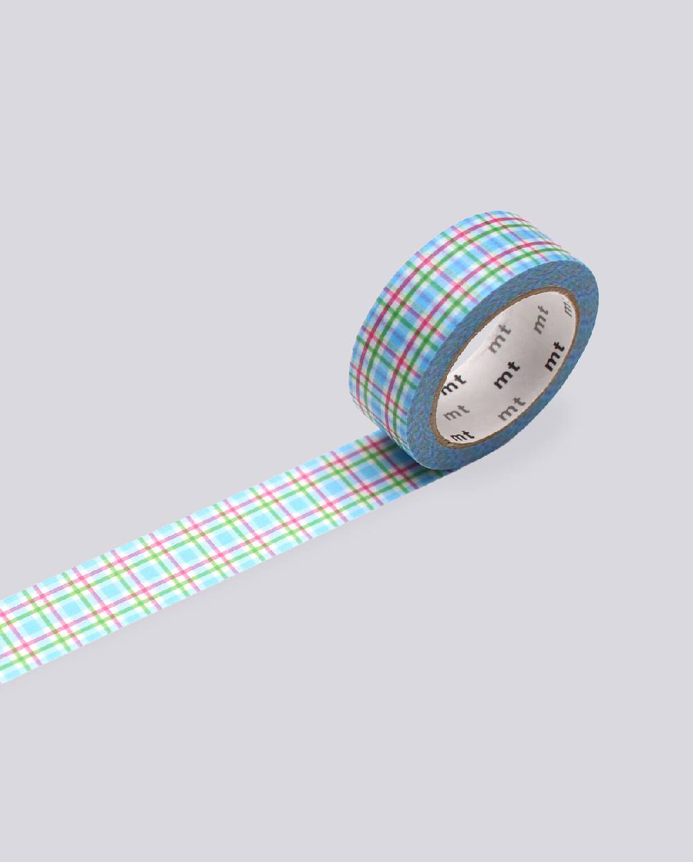 Nuuna Masking Tape mt Bunt kariert blau