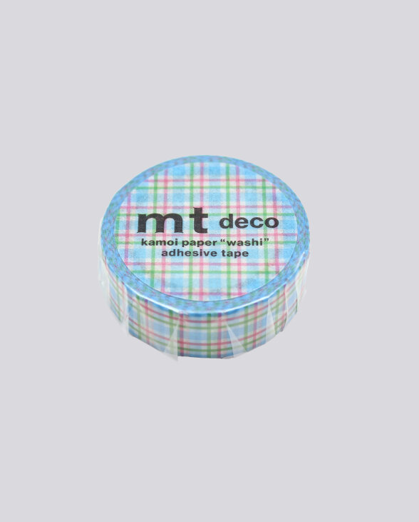 Nuuna Masking Tape mt Bunt kariert blau Speichern exportieren