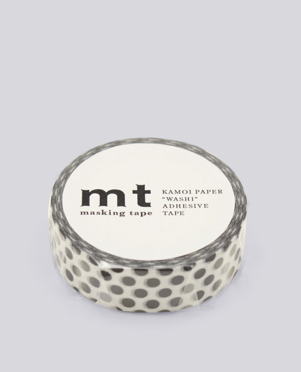 Nuuna Masking Tape mt Dot Schwarz zollfrei