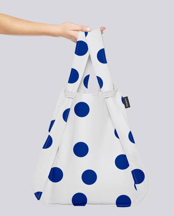 Nuuna Tasche und Rucksack Notabag Marine Punkte Lagerräumung